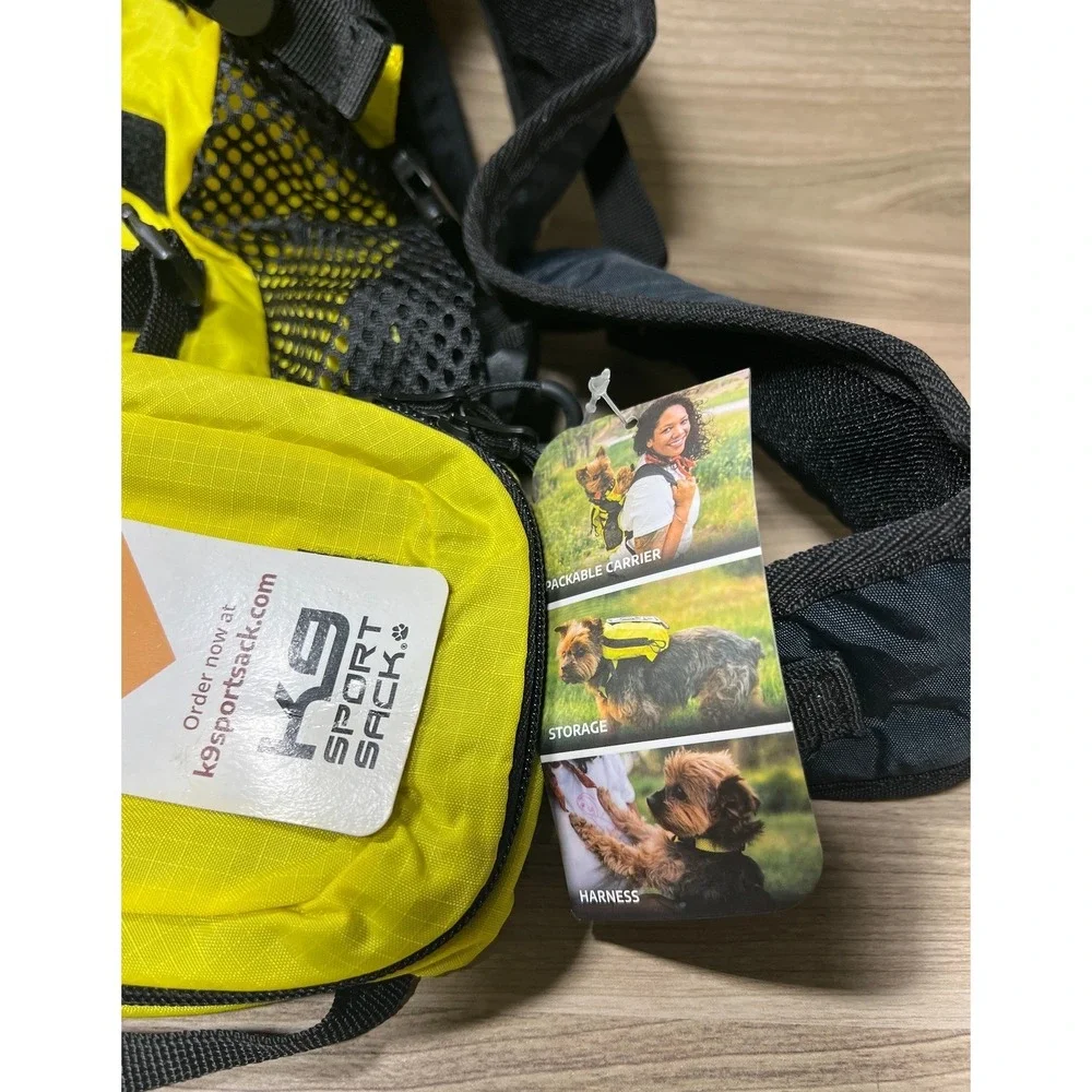 K9 Sport Sack Yellow Dog Backpack Carrier Small XS‎ Pet Travel Hiking Adventure